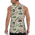 thumbnail image 3 of Bixox Armadillo Pattern Men's Gym Tank Tops Workout Sleeveless T-Shirts Athletic Muscle Tank Training Bodybuilding Shirts,S-4XL, 3 of 7