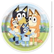 Bluey 9 Round Plates, 8ct