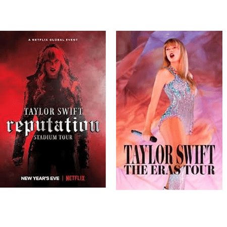 Taylor Swift: Reputation Stadium Tour & Taylor Swift: The Eras Tour (2023) 2 Movie Collation dvd