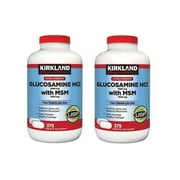 Kirkland Signature Glucosamine with MSM, 375 Tablets (2 Pack)