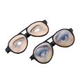 thumbnail image 1 of Gafas de juguete de plástico para Halloween para hombres y mujeres, gafas divertidas y divertidas, gafas simuladas, 2 piezas, 1 of 4