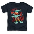 thumbnail image 2 of Sesame Street Elmo, Jolly Christmas Elf Kids T Shirt (2) for Toddler Boys and Girls, Navy, 2 of 3