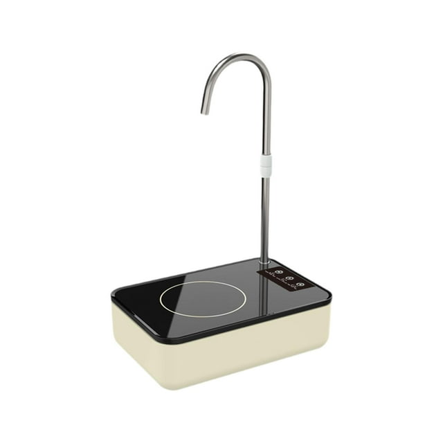 Bomba para botellas de agua, dispensador automático de garrafas de agua, portátil y fácil de usar (eléctrico) Negro