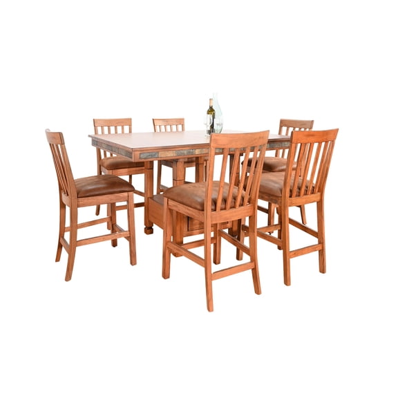 Sunny Designs Sedona 42" Traditional Counter Height Dining Set