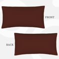 Disketp Brown Pillowcase, Queen Size Pillow Cases for Bedroom,Office
