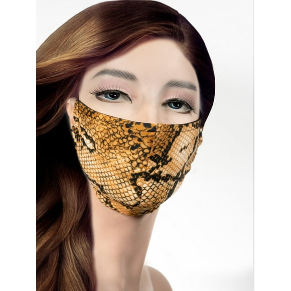 Sizzling Snake Ladies Hi Fashion Designer 90210 Face Mask