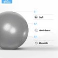 thumbnail image 2 of HSHDLDF Mini Pilates Ball Exercise Ball for Yoga 25cm Mini Yoga Ball, Core Ball,Small Workout Ball, Mini Stability Ball,Ballon Exercise Ball for Aadults, 2 of 6