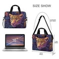 thumbnail image 3 of Laptop Bag Laptop Briefcase 15.7 x 3 x 11.8 Inches Laptop Bag Briefcases Laptop Storage Travel Laptop Bag Work Laptop Bag Jungle Color Leopard Pattern, 3 of 8