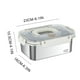 thumbnail image 2 of Lonchera, cajas bento 304 Caja de conservación de alimentos frescos Frasco sellado de acero inoxidable Lonchera Bento sellada para frutas y verduras Loncheras, 2 of 9