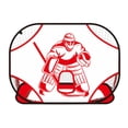thumbnail image 1 of Neta de hockey portátil de práctica de es de hockey para el baloncesto interior del fútbol Rojo, 1 of 8