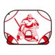 thumbnail image 1 of Objetivo de de práctica de es de hockey para el béisbol de jardín deportivo al aire libre Rojo, 1 of 8
