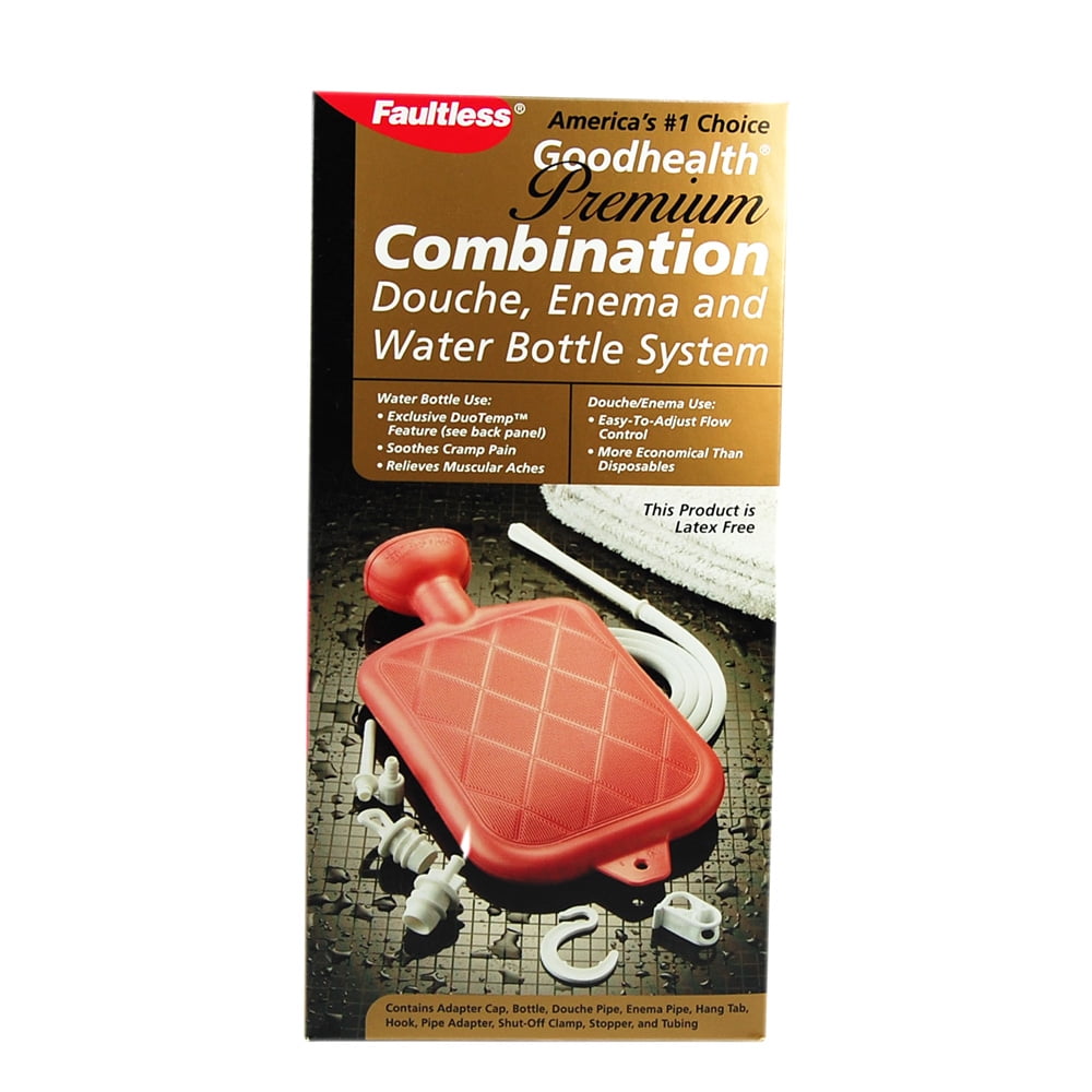 Faultless Goodhealth Premium Combination Douche Enema and Water Bottle