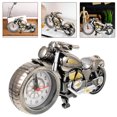thumbnail image 3 of GOOHOCHY 1 reloj de mesa vintage con diseño de motocicleta, despertador de escritorio (patrón aleatorio)., 3 of 7