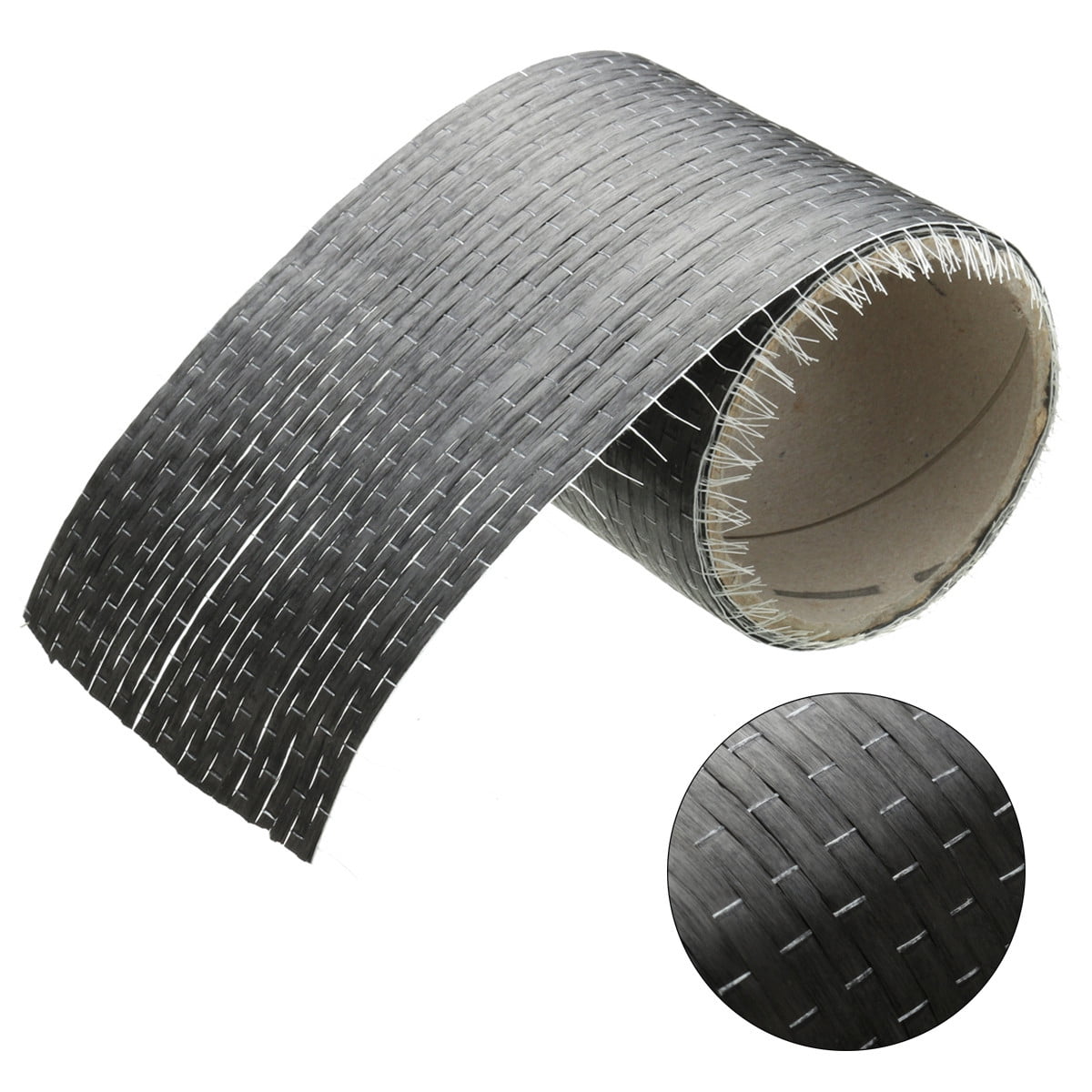 12K 200gsm Real Carbon Fiber Fabric Cloth Tape UNIDirectional Weave 4