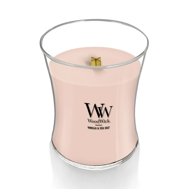 WoodWick Candles Medium Hourglass Scented Candle Vanilla Sea Salt