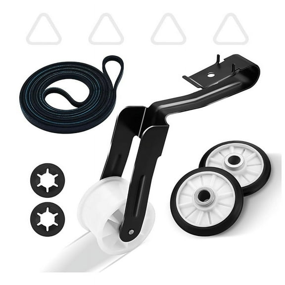 4392065 Dryer Repair Kit with 341241 Dryer Belt, 349241T Drum Roller Kit, 691366 Idler Pulley-Parts for Model WED4815EW1