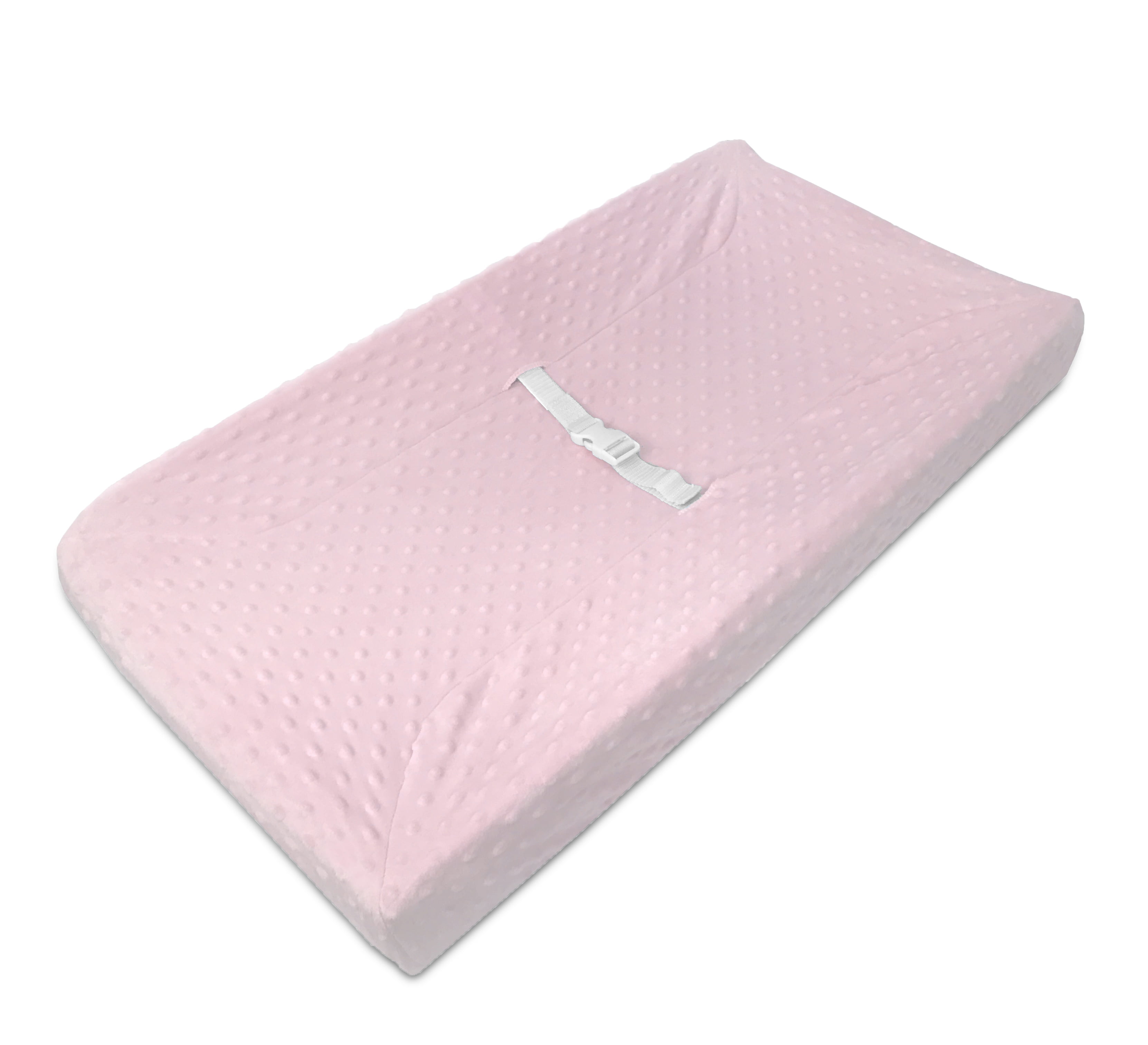 for Boys and Girls Blue Puff American Baby Company Heavenly Soft Minky Dot Fitted Contoured Changing Pad Cover 
