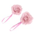 thumbnail image 5 of 2x hebilla de cuerda  de plástico, de ventana, cortinas decorativas, retención Rosado Macarena Amarre de cortina de ventana, 5 of 5