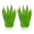 thumbnail image 2 of Moyic 1 par de guantes de felpa, guantes de Navidad, Halloween, fiesta de lujo, accesorios de Cosplay, decoración de Navidad, guantes para hombres, Kits de decoración para fiestas Moyic HA008518-00B, 2 of 6