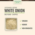 thumbnail image 3 of Frontier Co-op White Onion Chopped Certified Organic bulk 16 oz., 3 of 11