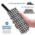 thumbnail image 2 of Kll Anchor Black Tartan Plaid Microfiber Beach Towel Fast Drying,Extra Large 27.5"X55" Sand Free Beach Towel Super Lightweight Towels, 2 of 8