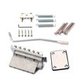 thumbnail image 4 of Guitar Bridge Decorative Multicolored Screws Handy Installation Metal Saddle Electric Plated Musical Equipment Neck Joint Plate Silver, 4 of 8