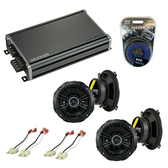 Fits Jeep Cherokee 1988-1996 Speaker Replacement Kicker (2) DSC5 & CXA360.4 Amp