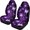 Purple Butterfly Garden, variant on XYZCANDO Car Seat Covers Breathable Car Front Seat Covers Front Seats Covers Protector Anti-Slip Truck SUV, Little Cow Sunflower