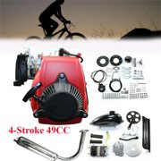 Wuzstar 49CC 4-Stroke Bike Engine Kit Single Cylinder Gas Petrol Motorized Bicycle Motor