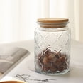 thumbnail image 3 of Bangcool Glass Canister Large Capacity Retro Food Storage Jar Mason Jar with Bamboo Lid, 3 of 10