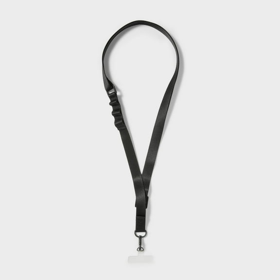 Cell Phone Utility Crossbody Strap Black