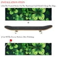 thumbnail image 2 of Saint Patrick's Day Emery Skateboard Grip Tape Stickers Pack of Two - 8.8x32.6in/22.4x83 cm PVC Back Material - Skateboard Grip Tape for Improved Traction and Control, 2 of 5