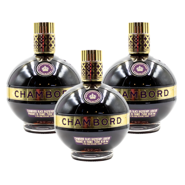 Pack de 3 Licor Chambord 750Ml