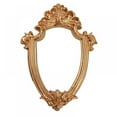 thumbnail image 1 of Vintage Picture Frame Resin Golden Ornate Textured Oval Desktop Photo Frame Photo Holder Jewelry Display Frame Home Decoration, 1 of 4