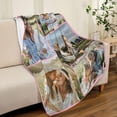 thumbnail image 3 of Custom Blanket with Picture Personalized Blankets with 9 Photos Customized Blanket Gifts for Christmas Valentines Day Gift., 3 of 6