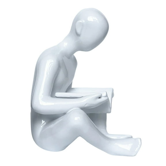 unbranded  Book Ends for Shelves Trinket Bookend Colorfast Office Man