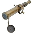 thumbnail image 5 of VICTORIA Telescope Brass Pirate Solid Spyglass Wood Decorative Stand Indian Nautical, 5 of 5