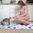 thumbnail image 3 of Pioneer Flower Floral Print Pattern Kitchen Rugs Sets Of 2, Anti Fatigue Non Slip Washable Floor Mats for Kitchen Sink Laundry, 17X30 Inch + 17X47 Inch, 3 of 6