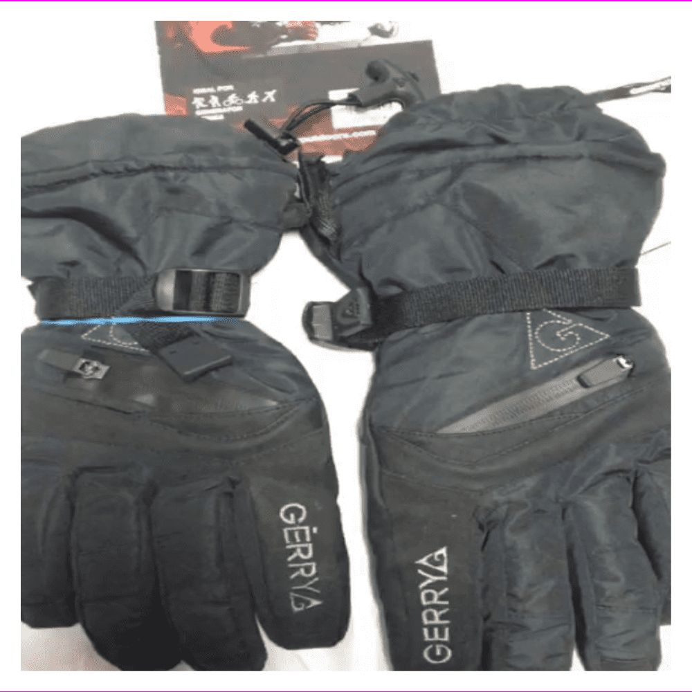 Gerry Gerry Men's Integrated hand warmer pocket Ultimate Cold Winter Ski Glove L/XL/Black