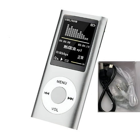 GJX 2026 New Music Player with 128Mb-8Gb Memory Portable Digital Music Player Lcd Screen/Multi Language for Home,Office,Travel,Gym,Outdoor