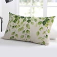 thumbnail image 5 of Spring Vines Leaves Throw Pillow Cover 16 x 24 Inch Decorative Pillow Cover Retro Rustic Green Botanical Plants Lumbar Pillowcase Seasonal Rectangle Cushion Case for Couch Sofa Bed Living Room, 5 of 7