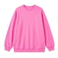 thumbnail image 4 of MEZZALL Women Sweatshirts Solid Color Long Sleeve Pullover Crewneck Casual Soft Knit Tops Everyday Wear Basic Daily Outdoor Leisure Travel, 4 of 4