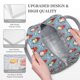 thumbnail image 3 of Fotbe Snowflake Christmas gnome Bolsa de Almuerzo con Estampado, Lonchera Aislada, Contenedor de Comida Reutilizable Tipo Cooler a Prueba de Fugas, 3 of 6