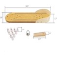 thumbnail image 2 of Mini juego de bolos, juego de bolos de mesa de madera para escritorio, juego de bolos para interiores, juguete clásico de tablero de bolas de escritorio, 2 of 5