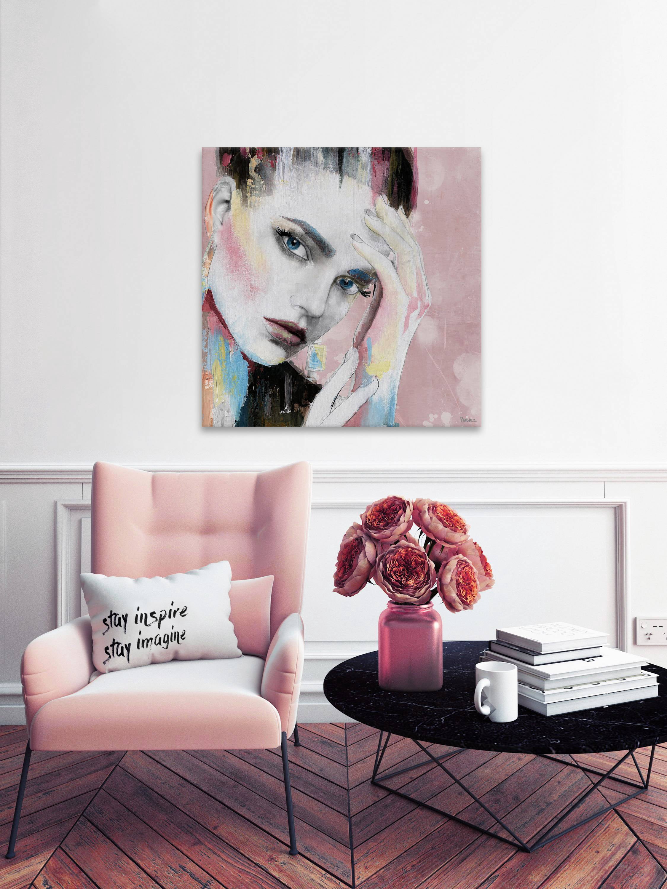 Parvez Taj Doubtful Pose II Canvas Wall Art