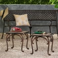 thumbnail image 2 of Aluminum Side/End Table, Anti-Rust Coffee Bistro Table for Outdoor, Patio, Indoor, Garden, Porch, Balcony, 2 of 12