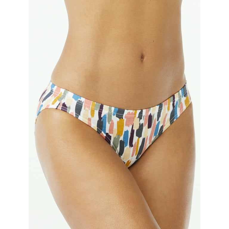 Joyspun Women's Bikini Panties, 10-Pack, Sizes S to 2XL