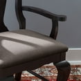 thumbnail image 3 of Linon Kuras Traditional Accent Armchair, Dark Brown, 3 of 9
