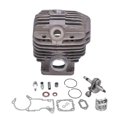 thumbnail image 1 of 52mm Cylinder Piston Crankshaft Paper Gasket Piston Kit Replacement for Stihl MS440 044 Chainsaws, 1 of 5