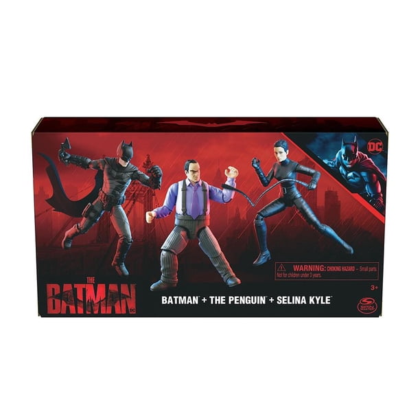 Figura Acción Spin Master 3 pack Figuras 4 pulgadas The Batman